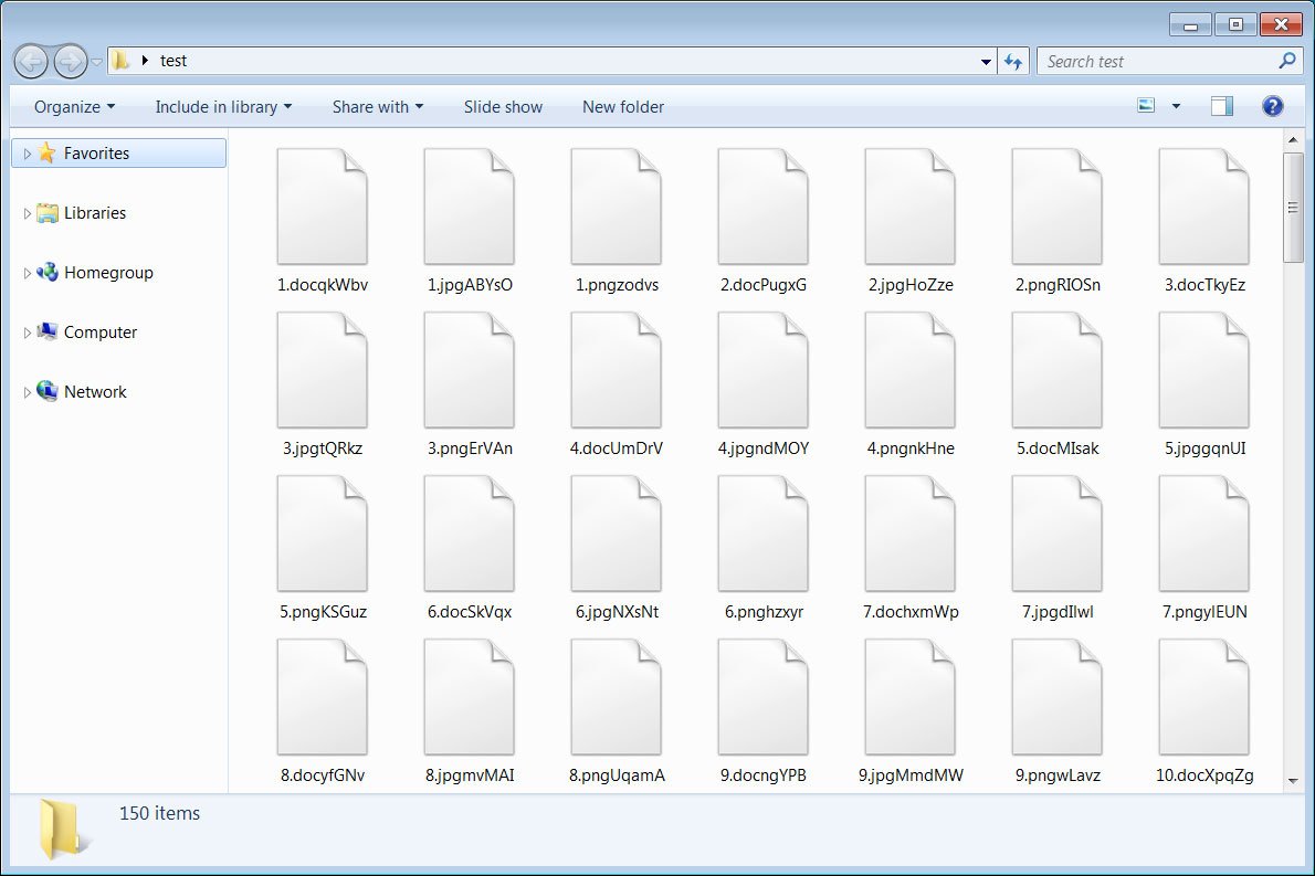 encrypted folder